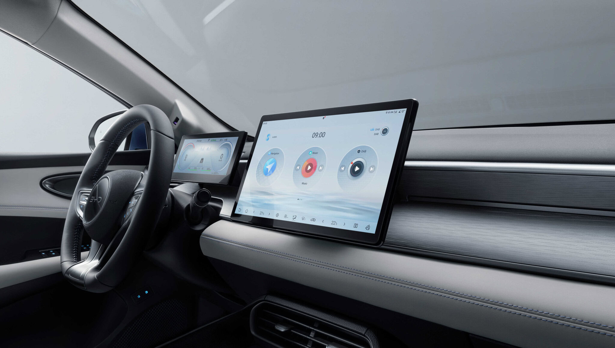 12,8palcový otočný dotykový displej